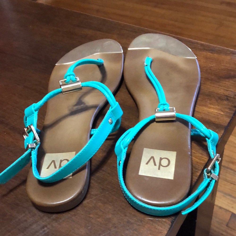 Teal sandals